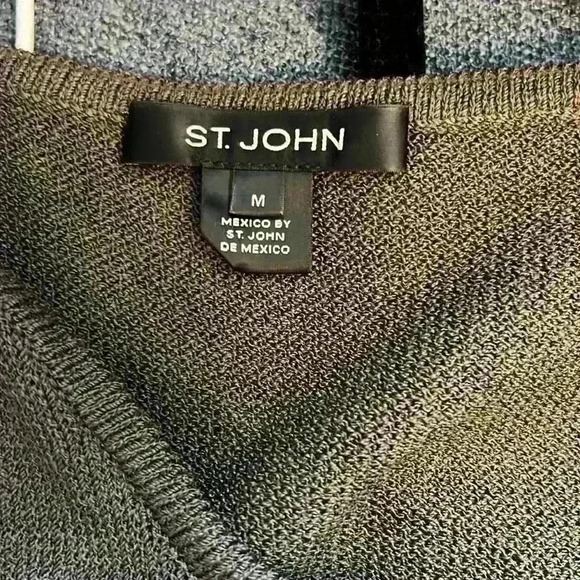 St.John signature knit tank Brown size M - Picture 4 of 5
